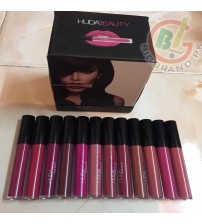 12 Pcs Huda Beauty Lip Gloss Box